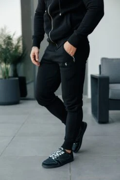 FS Black / Silver Bottoms With Zipped Pockets - FSH1253