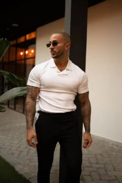 FS Classic Polo With Revere Collar White - FSH1119