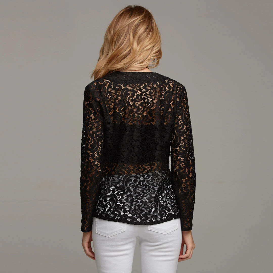 UNA BLACK UNSTRUCTURED BLAZER - CT062 - Image 10