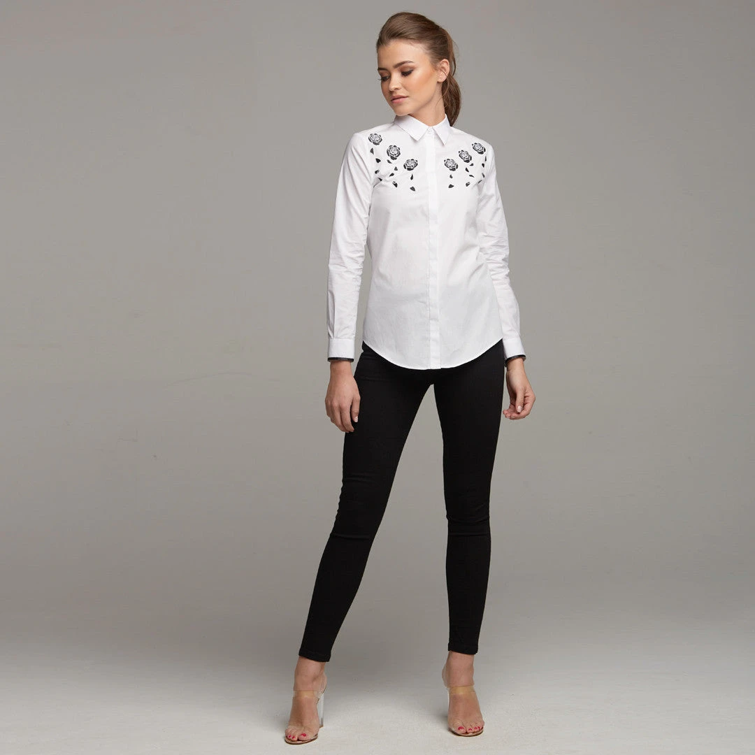 BLAKE ROSE EMBROIDERY SHIRT - CT042 - Image 14