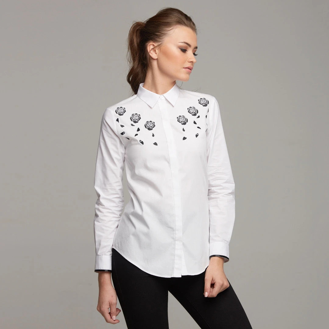 BLAKE ROSE EMBROIDERY SHIRT - CT042 - Image 6