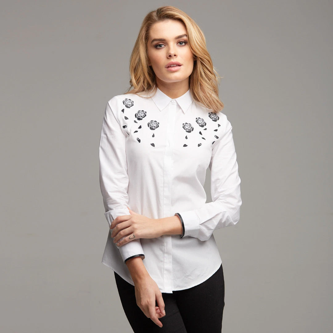 BLAKE ROSE EMBROIDERY SHIRT - CT042 - Image 10