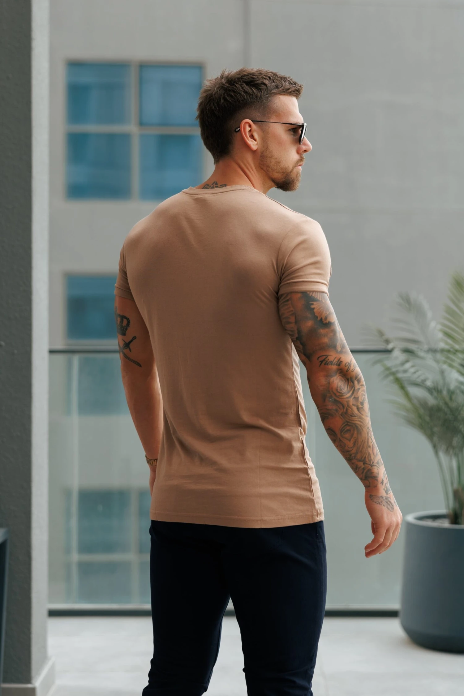 Father Sons Coffee / Gold Bamboo Crew T Shirt - FSH1217 - Image 5