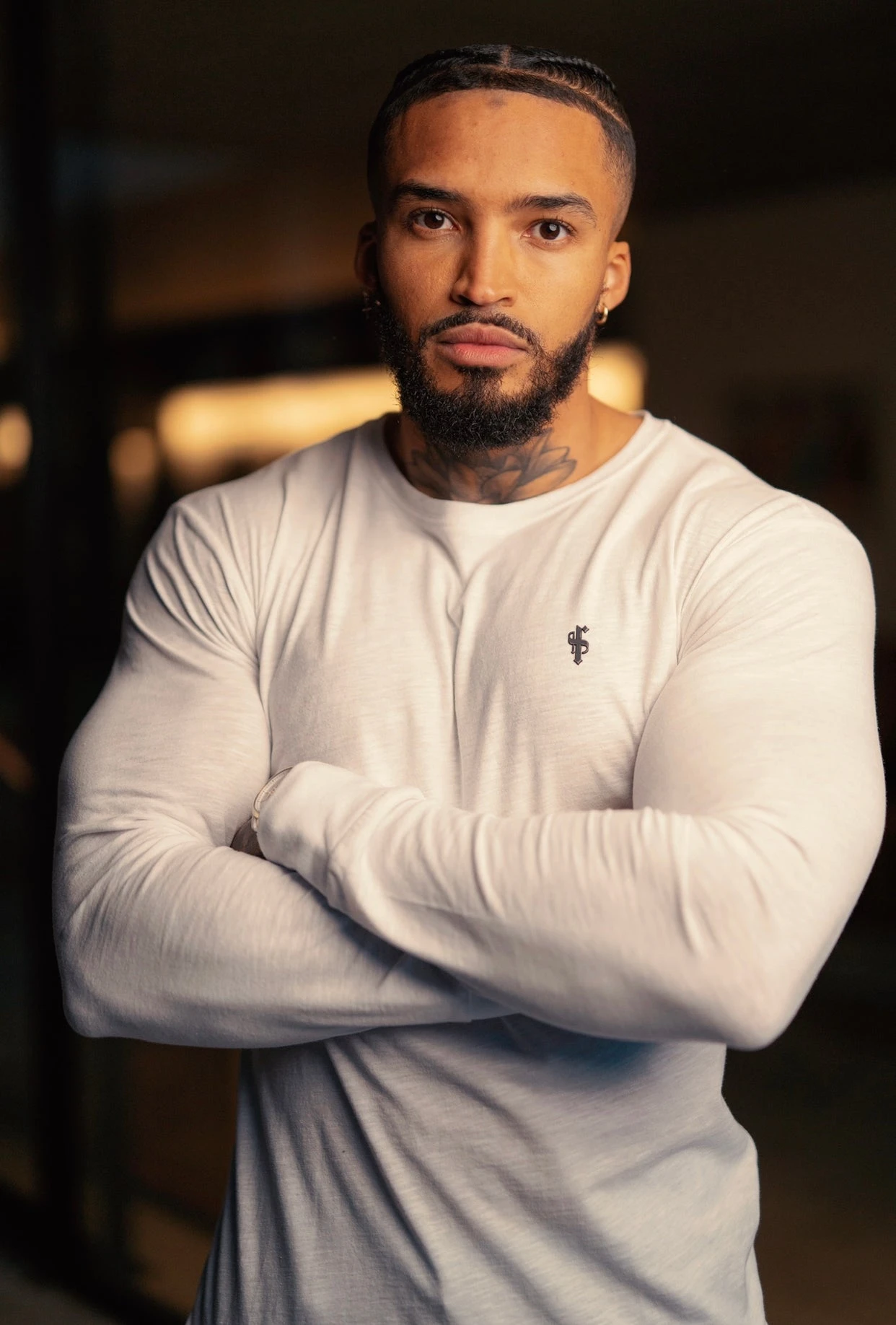 Father Sons White Slub Crew Long Sleeve With Cuff - FSH727 - Image 9