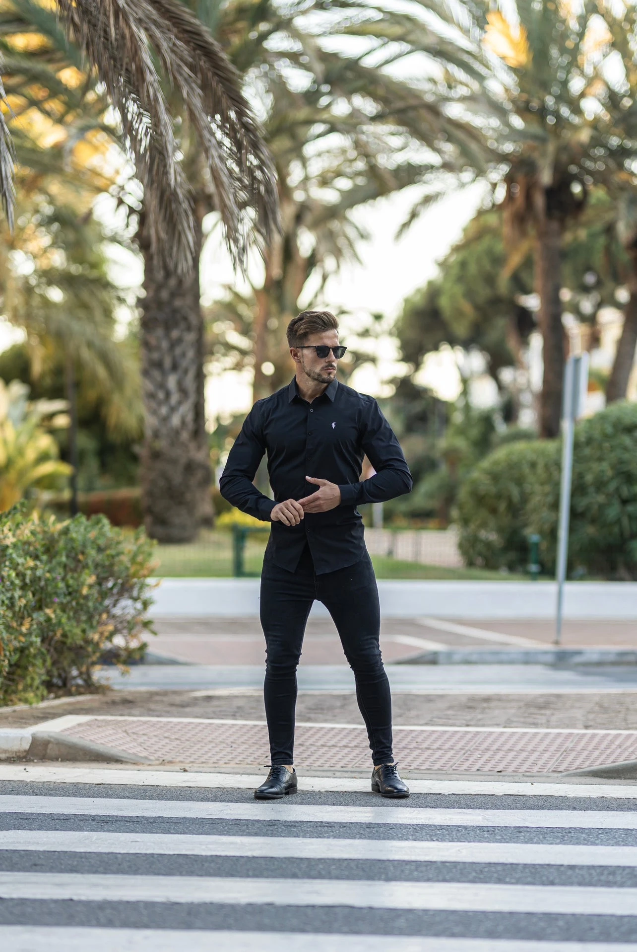 Father Sons Boxy Stretch Black Long Sleeve - FSBOXY898 - Image 2