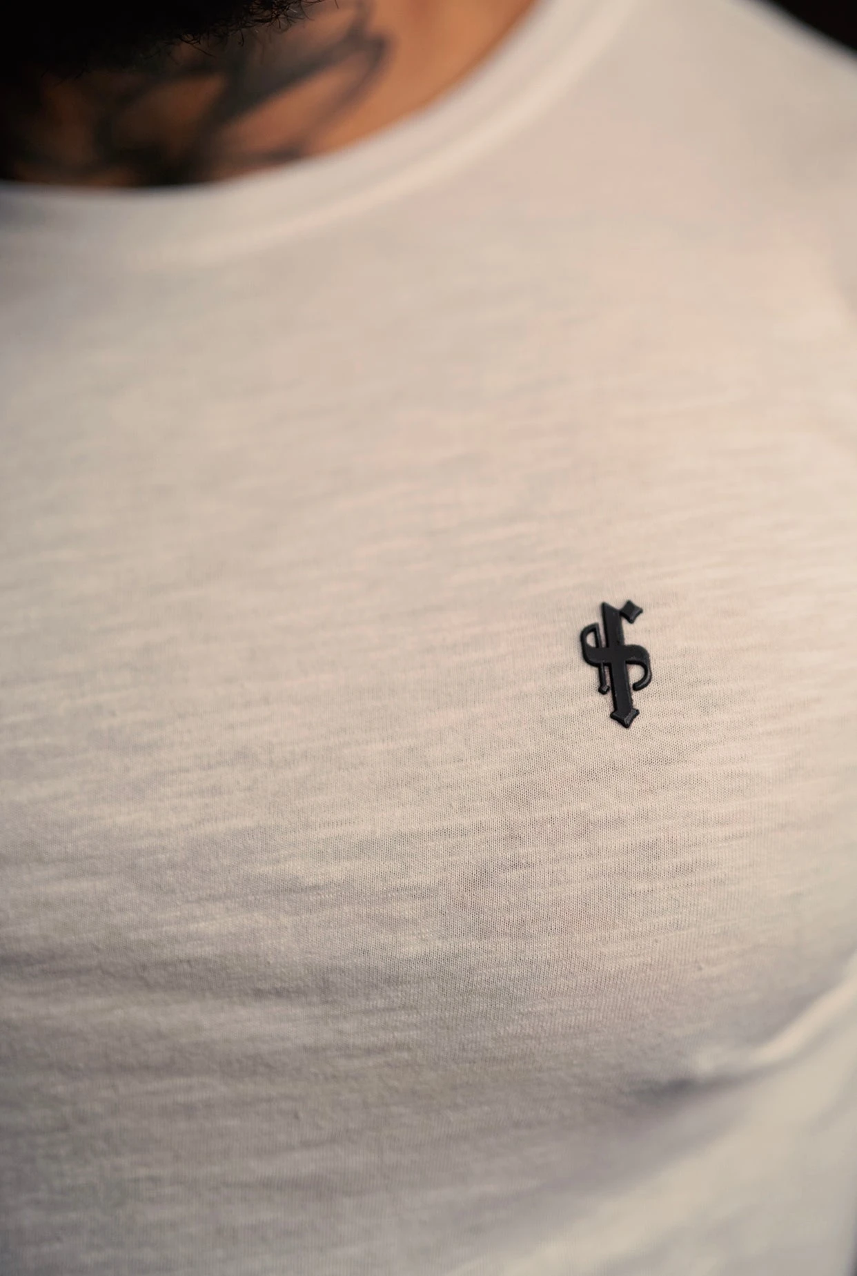 Father Sons White Slub Crew Long Sleeve With Cuff - FSH727 - Image 6